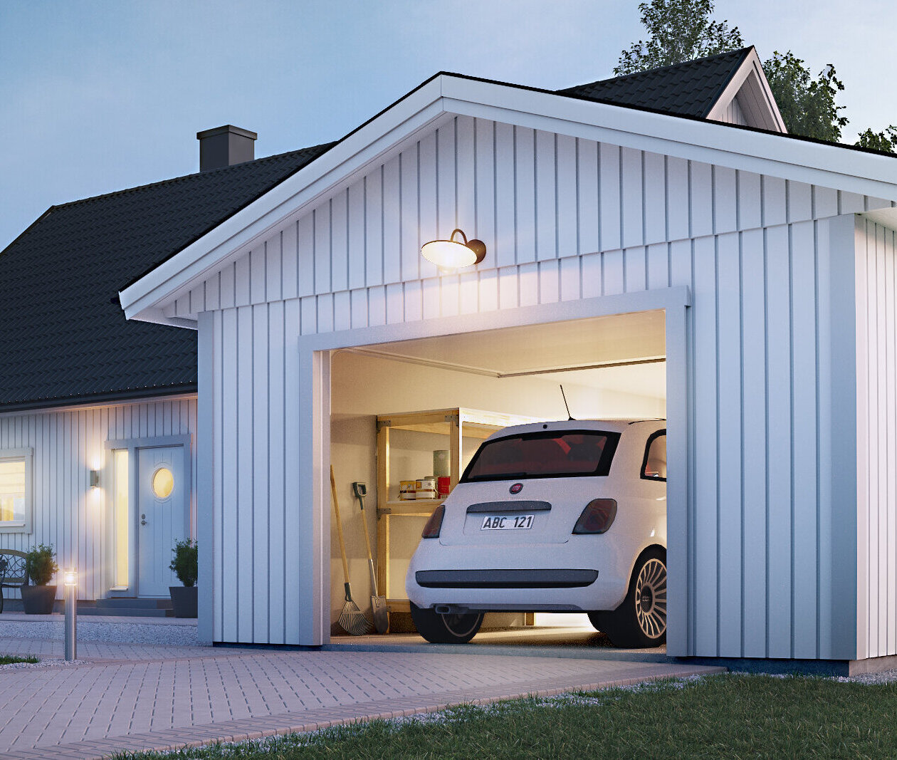 Att k�pa garage - en guide fr�n tanke till f�rdigt garage